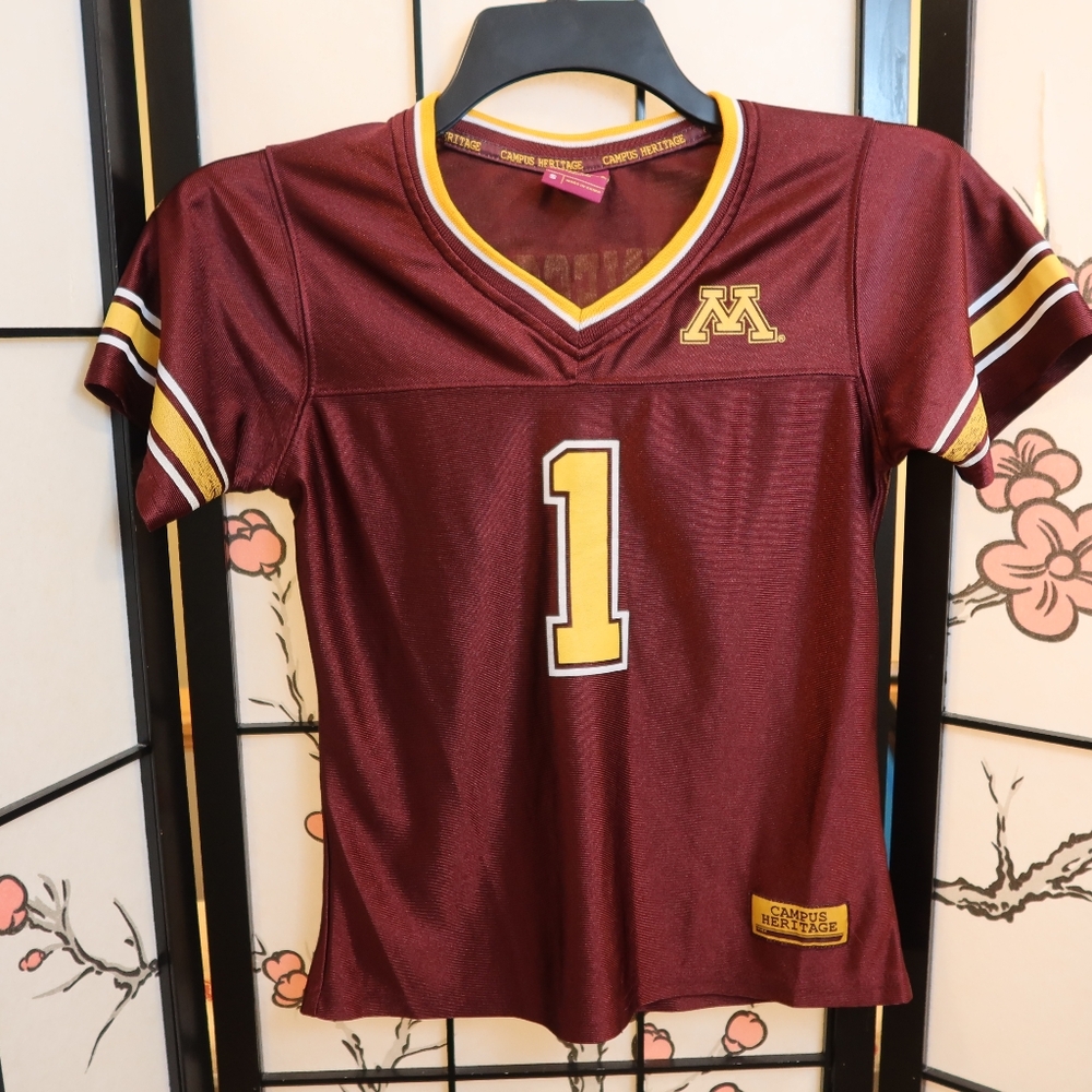 Campus Heritage Minnesota Gophers Kids Maroon and Gold Jersey Size Small